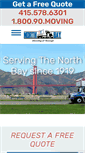 Mobile Screenshot of northbaymoving.com